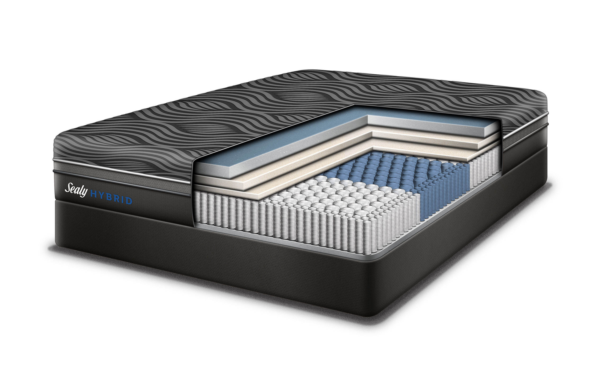 Sealy-Hybrid Premium Series-Silver Chill Plush Mattress | Mattress Sealy-Hybrid Premium Series-Silver Chill Plush Mattress | Mattress